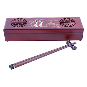 Bộ Đũa Gỗ 10 Đôi Mỹ Nghệ Phúc Loan