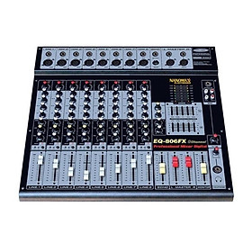 Mixer bàn 8 line Nanomax EQ 806FX - Hàng Chính Hãng