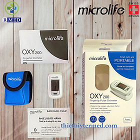 Máy SPO2 OXY200 chính hãng Microlife Thụy Sĩ dùng để đo nhịp tim và nồng độ oxy trong máu