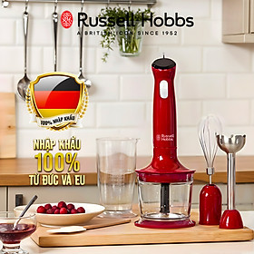 Máy Xay Cầm Tay Russell Hobbs 3in1 500W 700ml - Hàng Chính Hãng Nhập Khẩu