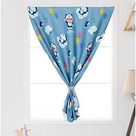 Mua Rèm dán không cần keo size nhiều size 1m ngang x 1m35 cao .1m ngang x 2m7 cao - 1M NGANG X 2M7 CAO DDOORREMON XANH