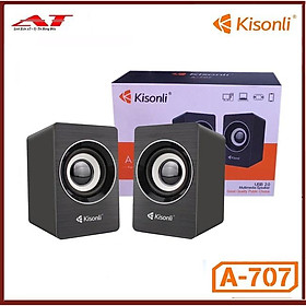 Mua Loa 2.0 Kisonli A-707 Có Nút Chỉnh Âm Lượng Dùng Nguồn USB- JL ( Hàng nhập khẩu )