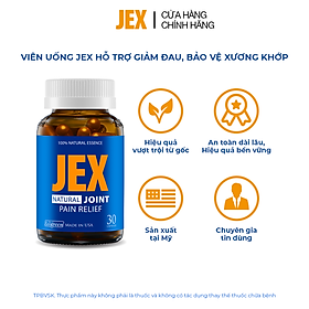 Viên uống JEX giảm đau, bảo vệ xương khớp với Eggshell Membrane, Collagen Peptide, Collagen Type II không biến tính (30 viên)