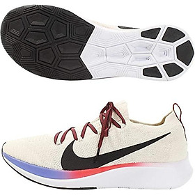 Nike Zoom Fly Flyknit Men's Running Shoe Light Cream/Black-Bright Crimson 8.5