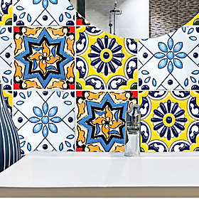 Decal gạch bông trang trí mã fx714