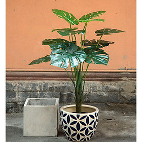 Mua Cây giả - Cây lá rùa trang trí cao 90cm - LC2475-1
