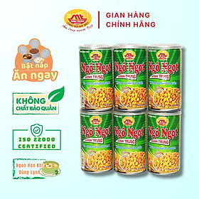 Ngô Ngọt Minh Trung 320g - Combo 6 Lon Ngô Ngọt 6