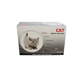 Khẩu trang y tế CAT Than hoạt tính 4 lớp - Hộp 50 cái