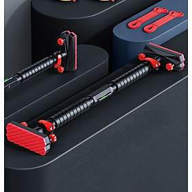 Xà đơn gắn cửa treo tường Đầu Vuông mới nhất, có khóa chống xoay + Nivo cân bằng xà(VIDEO VÀ ẢNH THỰC TẾ)