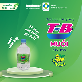 Nước Súc Miệng TB Muối Chanh Ngừa Đau Họng Vệ Sinh Răng Miệng Mỗi Ngày Chai 500 ml