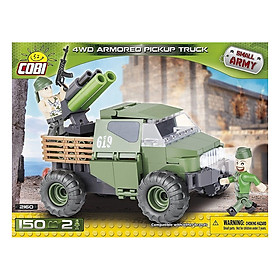 Đồ chơi lắp ráp Xe tải bọc thép 4WD Cobi 2160