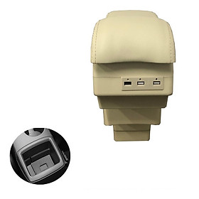 Hộp tỳ tay ô tô, xe hơi cao cấp dùng cho xe Mazda 2 tích hợp 6 cổng USB (Mã EXPD-MZDA)