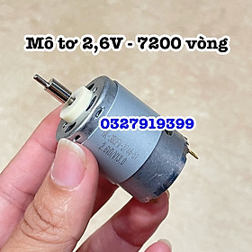 Mô tơ 2,6V thay tông đơ công suất lớn 7200 vòng