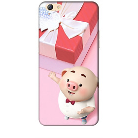 Ốp Lưng Dành Cho Điện Thoại Oppo F3 Heo Con Đòi Quà
