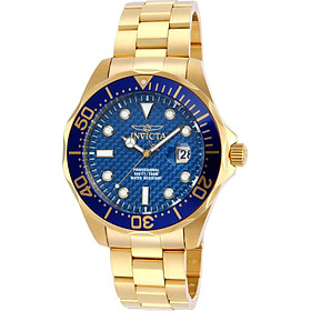 Invicta Men's 14357 "Pro Diver" 18k Gold Ion-Plated Watch