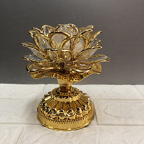 Mua Đèn thờ có đèn đổi màu tụng kinh Phật cao 15cm