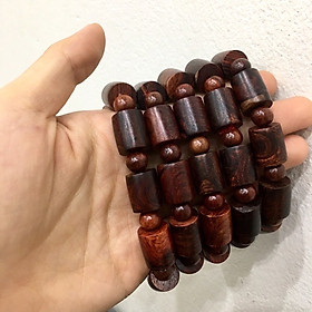 Vòng tay gô Sưa Đốt Trúc Phong Thủy (BH634) Đem lại May Mắn, Tài Lộc - Bracelet of HAHANCO