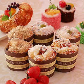 6Pcs Artificial Cake Simulation Realistic Food Cupcake Bread Dessert