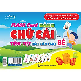 Flashcard – bảng chữ cái tiếng Việt đầu tiên cho bé – MCBooks – BẢN QUYỀN