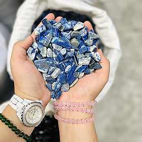 Mua Đá Lapis Lazuli vụn trang trí nhà cửa  rải nền  rải bể cá 1kg
