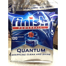 Viên rửa bát Finish Quantum Max 100 viên 14 in 1