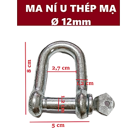 Mua Ma ní chữ U   Ø 12mm  