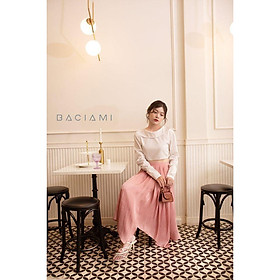 Baciami-Chân Váy Vạt Xéo Xếp Ly