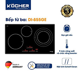Bếp Điện Từ Ba Kocher DI-855GE - Hàng chính hãng