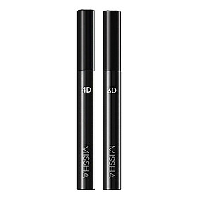 Mascara Làm Dày Mi MISSHA The Style 3D + 4D Mascara Each of One