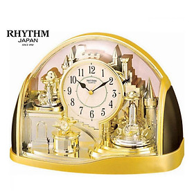 Đồng hồ để bàn Nhật Bản Rhythm 4SG738WR18-  Kt 32.4 x 22.7 x 12.5cm, 1.65kg 