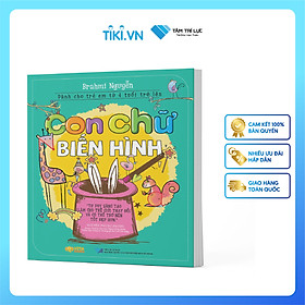 Hình ảnh Sách thiếu nhi -  Con Chữ Biến Hình - Sách dạy vẽ cho bé từ 4 tuổi trở lên