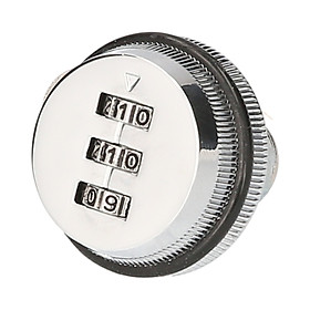 XT20 Combination Cam Lock Zinc Alloy Password Coded Lock Security Locks 3-Digit Rotary Tongue Lock for Safety of Cabinet