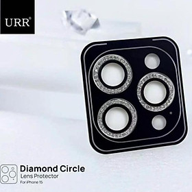 Bộ Kính Cường Lực Dán Bảo Vệ Lens Camera Đính Đá URR Autobot Diamond Circle Cho iPhone 17 Pro Max /17 Pro - Hàng chính hãng