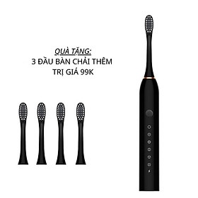 Bàn Chải Điện Tự Động Bàn Chải Đánh Răng Điện TEKKIN SONIC X3 - Hàng chính hãng