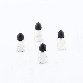 4Pieces Alloy Tire Stem Valve Caps Dust Cover for Motorcycle