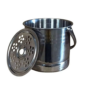 Mua Xô đá Inox 1.5L 13cmx15cm Inox304 Decor | XÔ ĐÁ INOX CÓ QUAI