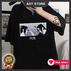 Áo thun in hình NARUTO Anime ITACHI SASUKE độc đẹp