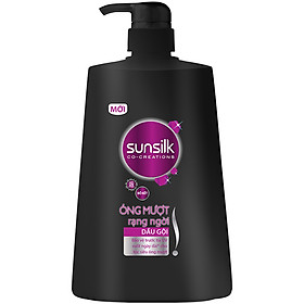 Dầu gội Sunsilk Óng Mượt Rạng Ngời 1.4kg dành cho tóc khô xơ với tinh chất