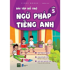 Sách - Bài Tập Bổ Trợ Ngữ Pháp Tiếng Anh Lớp 5 - VISHV Books - 1980 Books