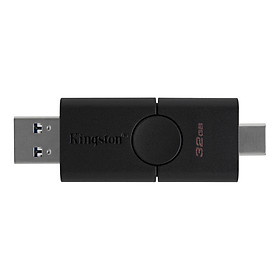 USB Kingston 3.2 Gen 1 32Gb DataTraveler Duo Cổng Type A và Type C DTDE/32GB - Hàng chính hãng