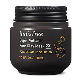 Mặt Nạ Đất Sét Innisfree Super Volcanic Pore Clay Mask (3.38 Oz/100ml)
