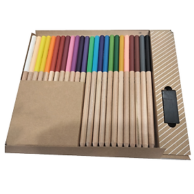 Hình ảnh Chì màu Miya tẩy xóa được 24/36/48 màu dùng để sketch tiện lợi, tặng kèm gôm tẩy chuyên dụng