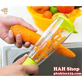 Mua Dụng cụ gọt rau củ quả trái cây đa năng có hộp đựng vỏ đa năng   tiện lợi