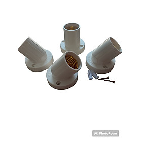 Đuôi đèn xoay gắn cố định E27 - đuôi bóng đèn thay đổi góc độ - chuôi đèn đa năng