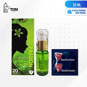 Gel bôi trơn tăng khoái cảm nữ Passion - Chai 30ml