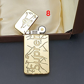 Vỏ Hột Quẹt Bật Lửa Xăng Đá KCZ5 Mỏng Gọn Họa Tiết Supreme