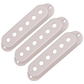3 Pieces Plastic Single Coil Pickup Covers for ST SQ Electric Guitar Replacement Parts