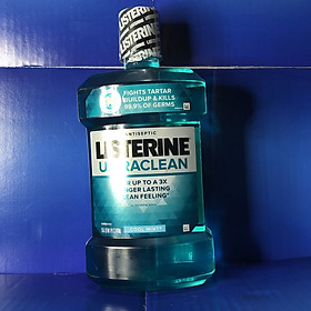 Nước súc miệng Listerine Ultraclean Antiseptic Cool Mint 1,5L của Mỹ