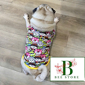 ÁO THUN HỌA TIẾT HOẠT HÌNH DỄ THƯƠNG DÀNH CHO THÚ CƯNG CHÓ MÈO