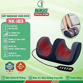 Máy massage bàn chân và bắp chân cải tiến mới Nikio NK-183 - Sử dụng pin sạc